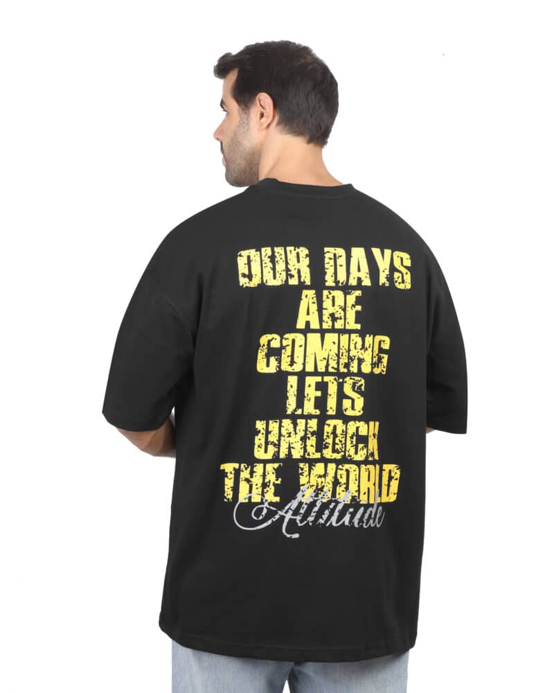 Coup - Men's T-Shirt with Printed Text on the Front and Back - Image 2