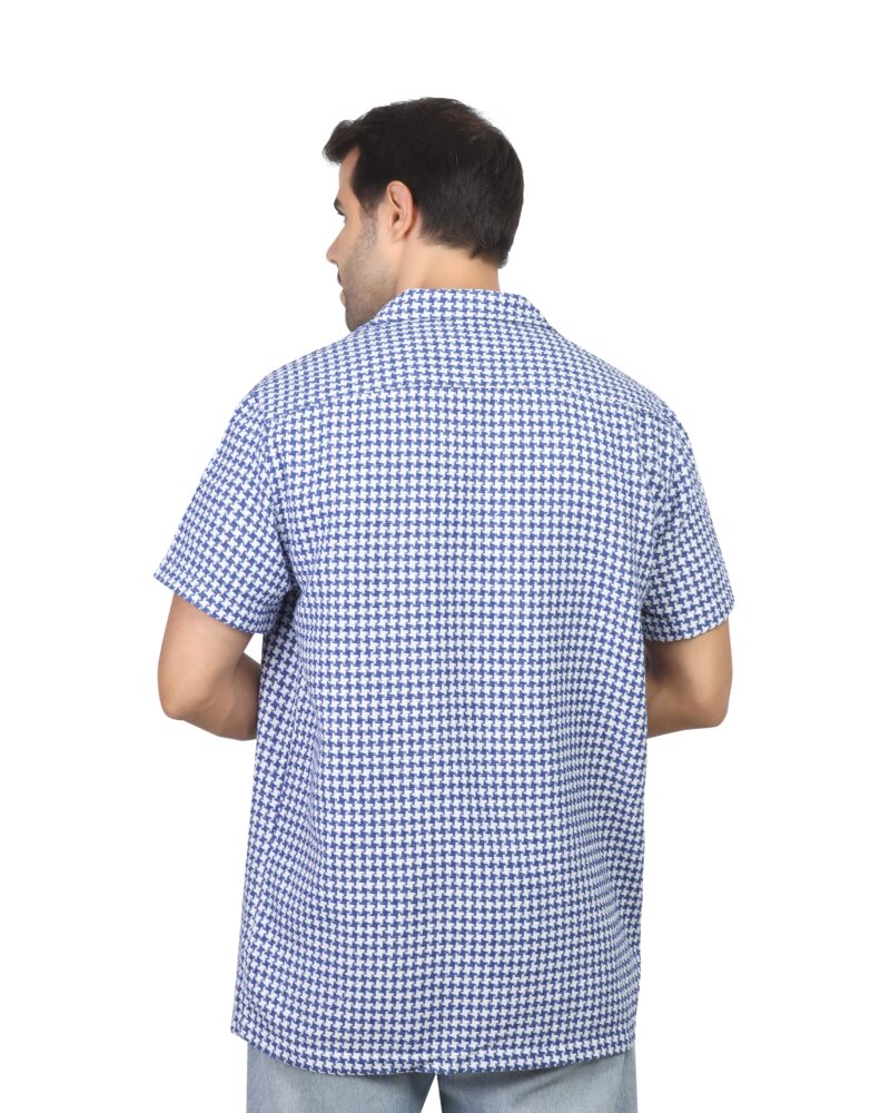 Coup - Breezy Summer Button-Up Shirt With Camp Collar - Image 2