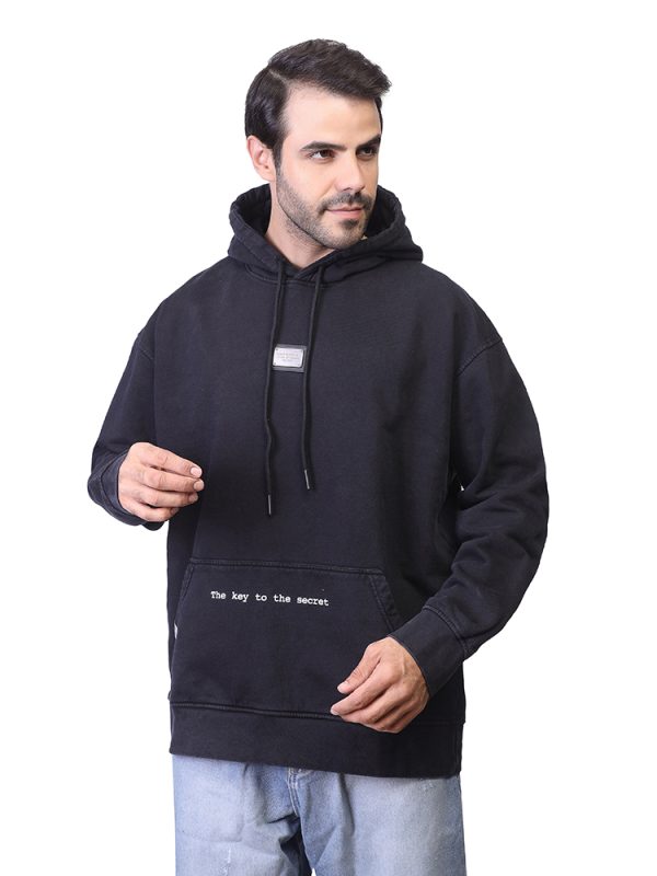 Coup - The Key to the Secret Text Printed Hoodie
