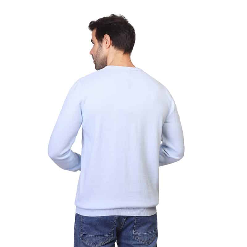 Coup - Men's Knitwear Sweater with Vertical Stripe Detail - Image 2