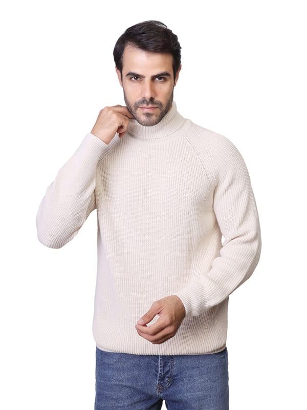 Coup - Chunky Ribbed Knit Turtleneck Sweater