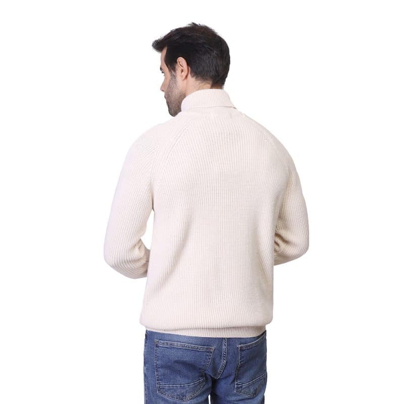 Coup - Chunky Ribbed Knit Turtleneck Sweater - Image 2