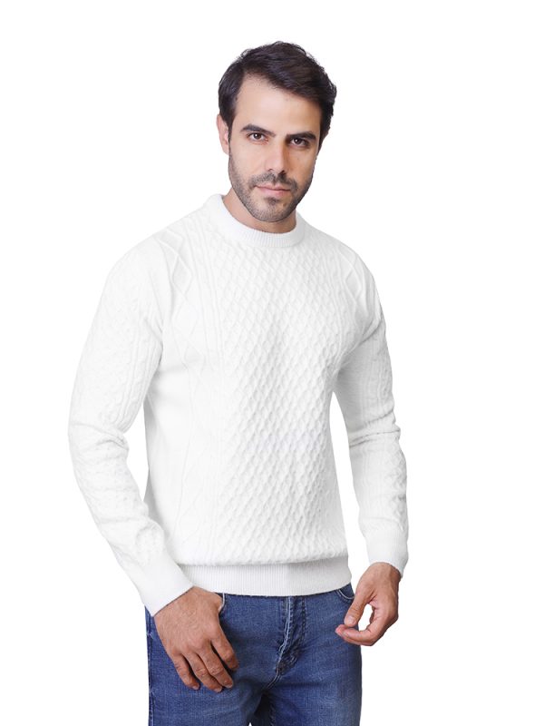 Coup - Men's Textured Knit Crewneck Sweater
