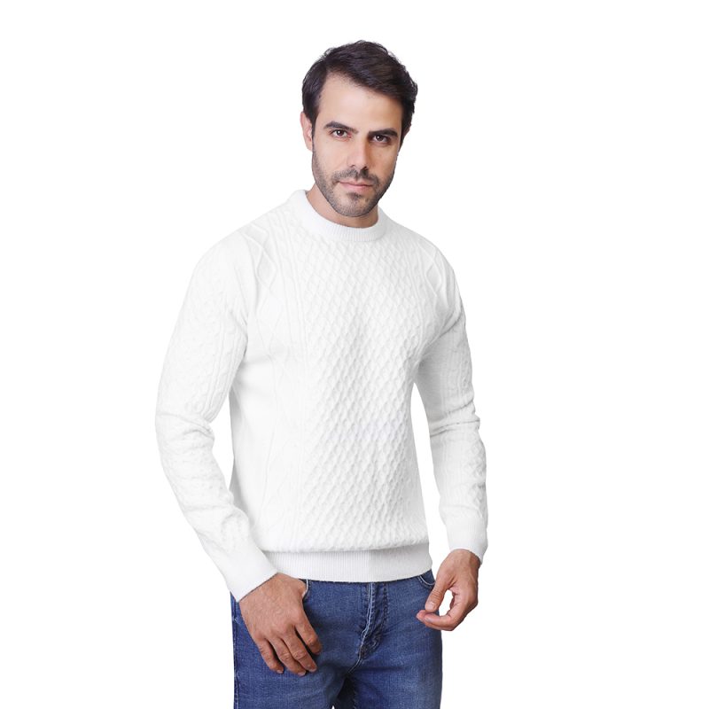 Coup - Men's Textured Knit Crewneck Sweater