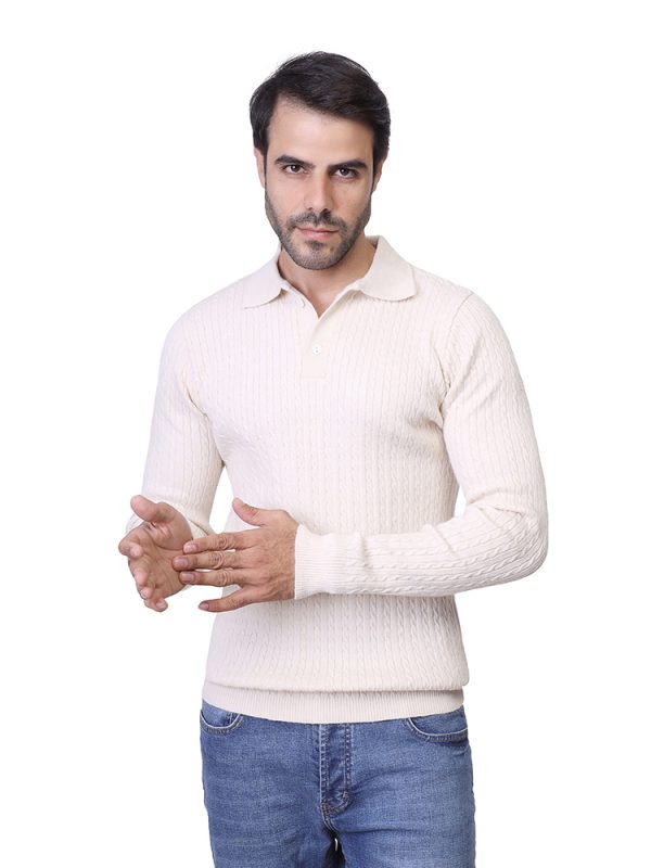 Coup - The Refined Knit Long-Sleeve Polo Sweater
