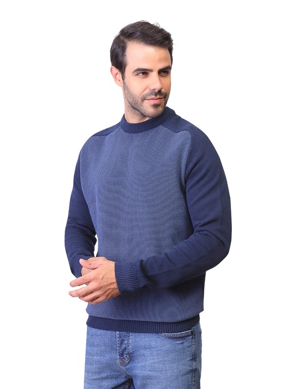 Coup - The Modern Knit Two-Tone Crew Neck Sweater